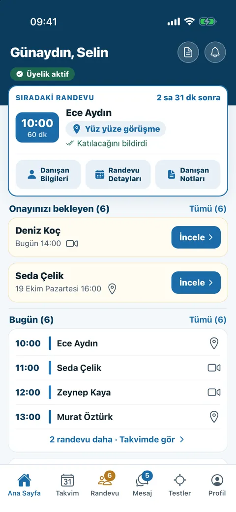Psikiyatri Rehberi uygulaması uzman paneli
