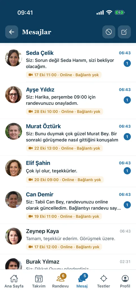 Uygulama içi mesajlar