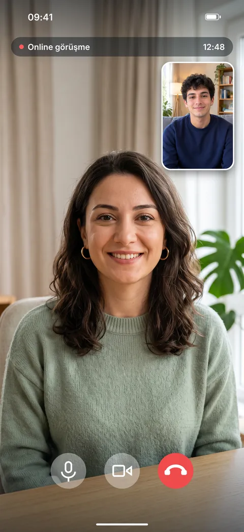 Online görüntülü görüşme