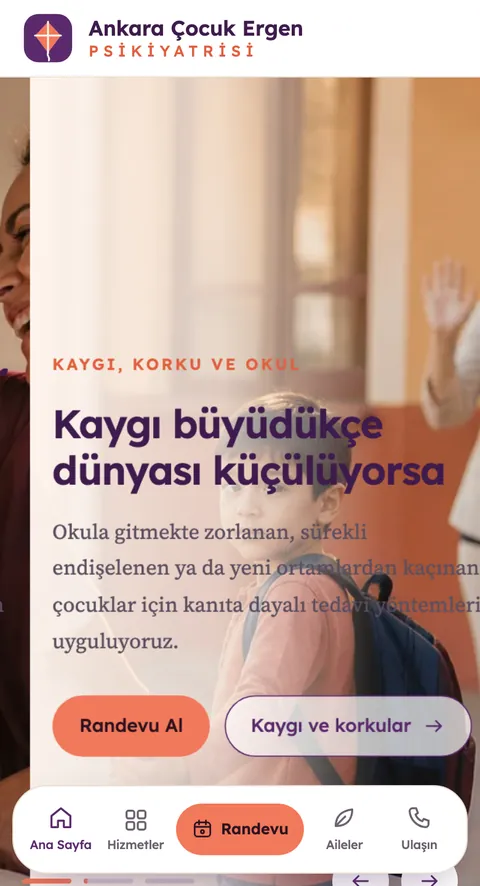 Ankara Çocuk Ergen Psikiyatrisi mobil görünümü