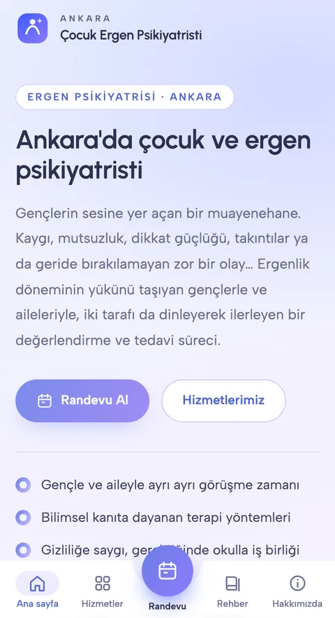 Ankara Çocuk Ergen Psikiyatristi mobil görünümü