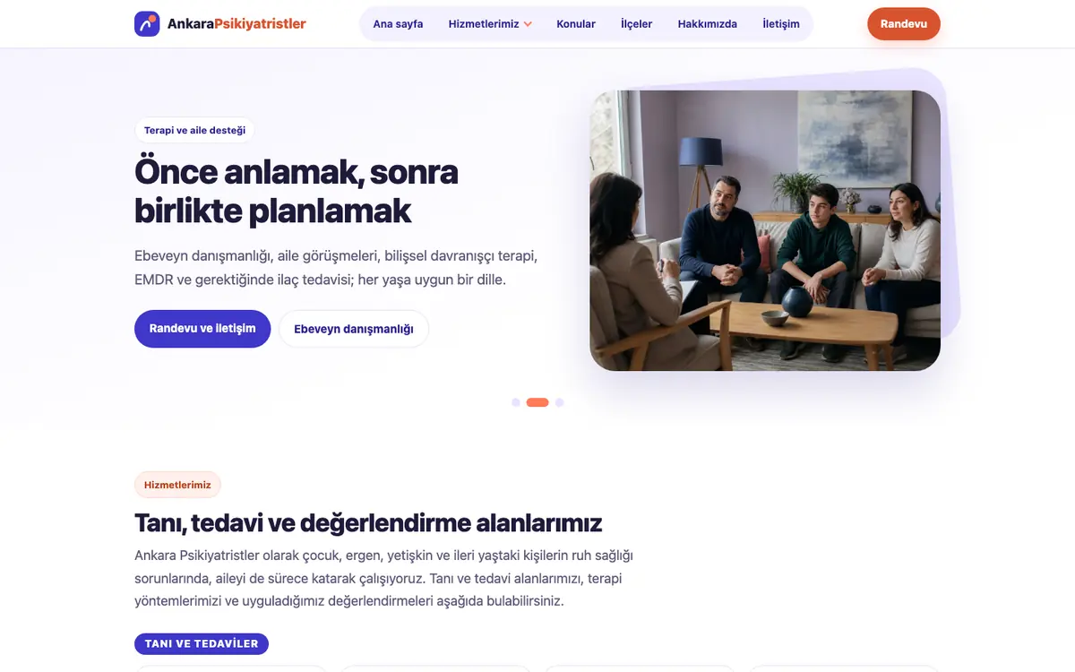Ankara Psikiyatristler masaüstü görünümü