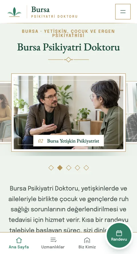 Bursa Psikiyatri Doktoru mobil görünümü