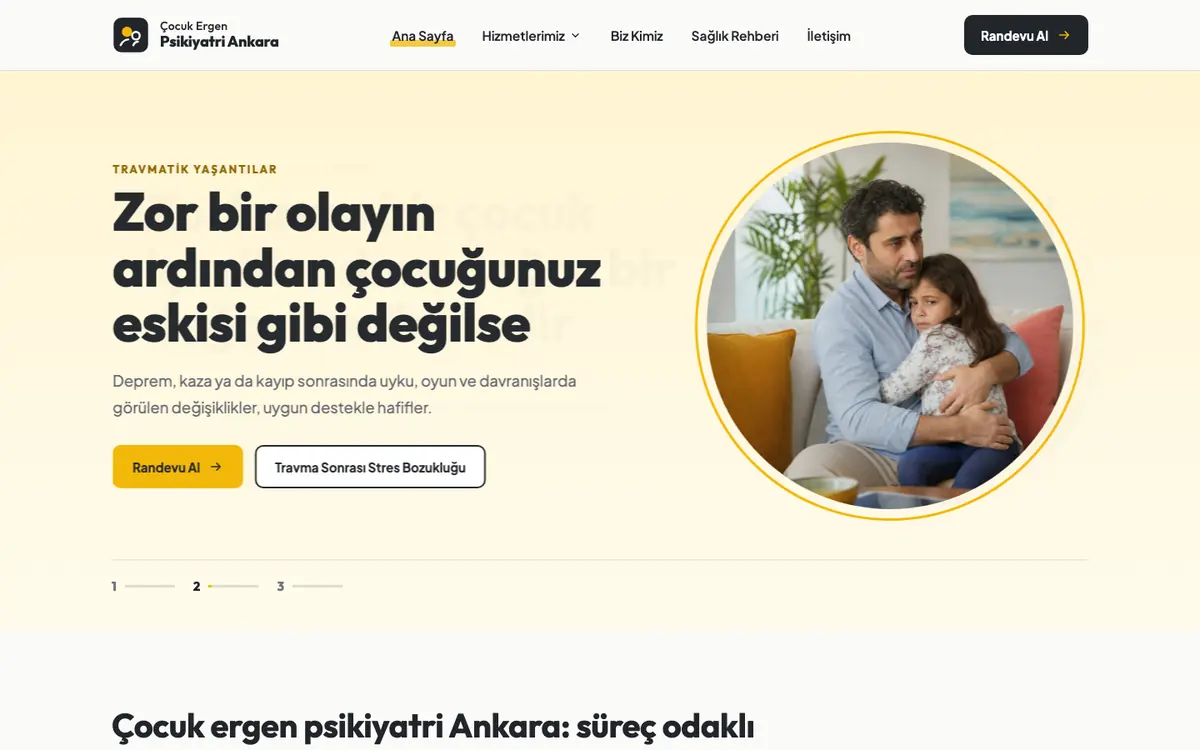 Çocuk Ergen Psikiyatri Ankara masaüstü görünümü