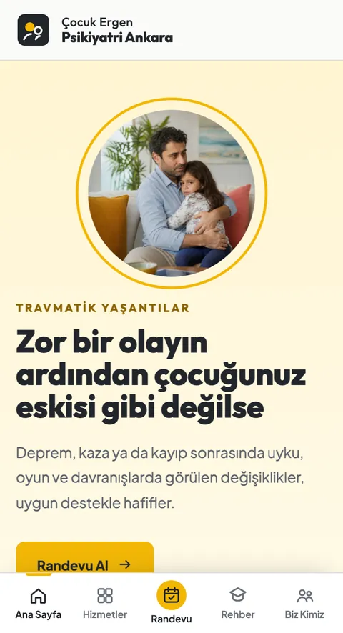 Çocuk Ergen Psikiyatri Ankara mobil görünümü