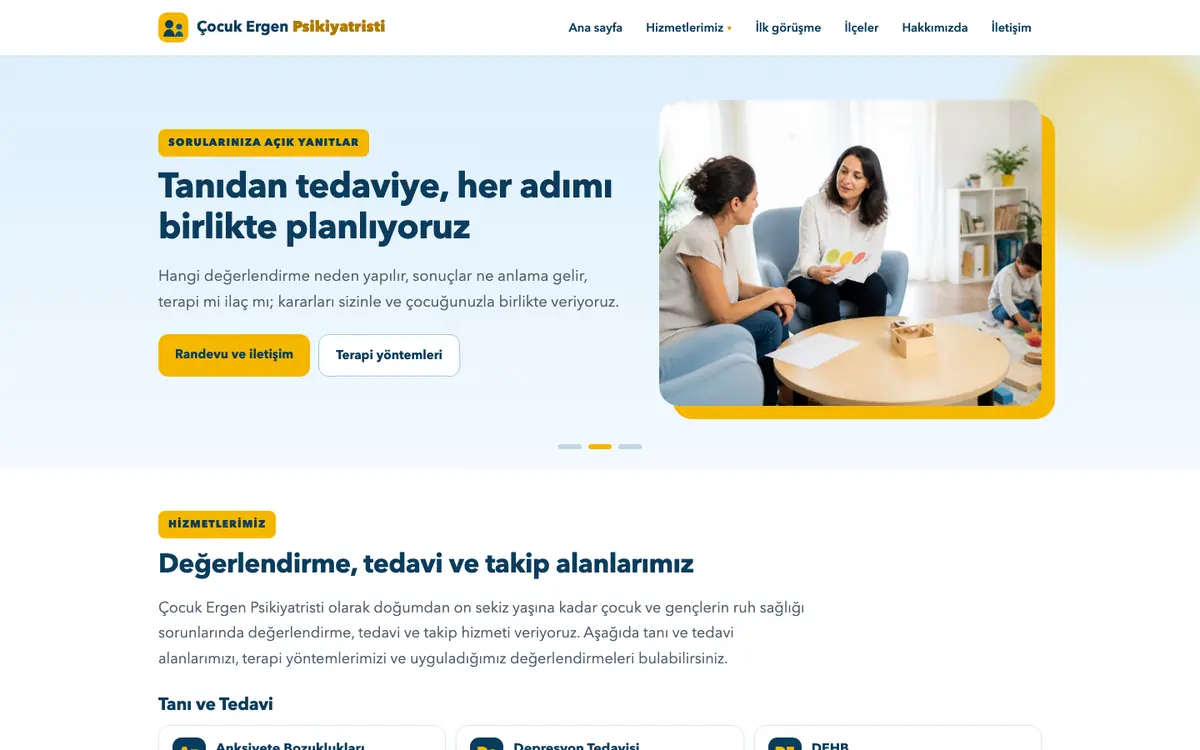 Çocuk Ergen Psikiyatristi masaüstü görünümü
