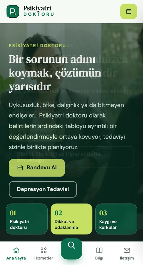 Psikiyatri Doktoru mobil görünümü